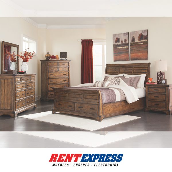 JUEGO DE HABITACIÓN ELK GROVE - QUEEN 5PC