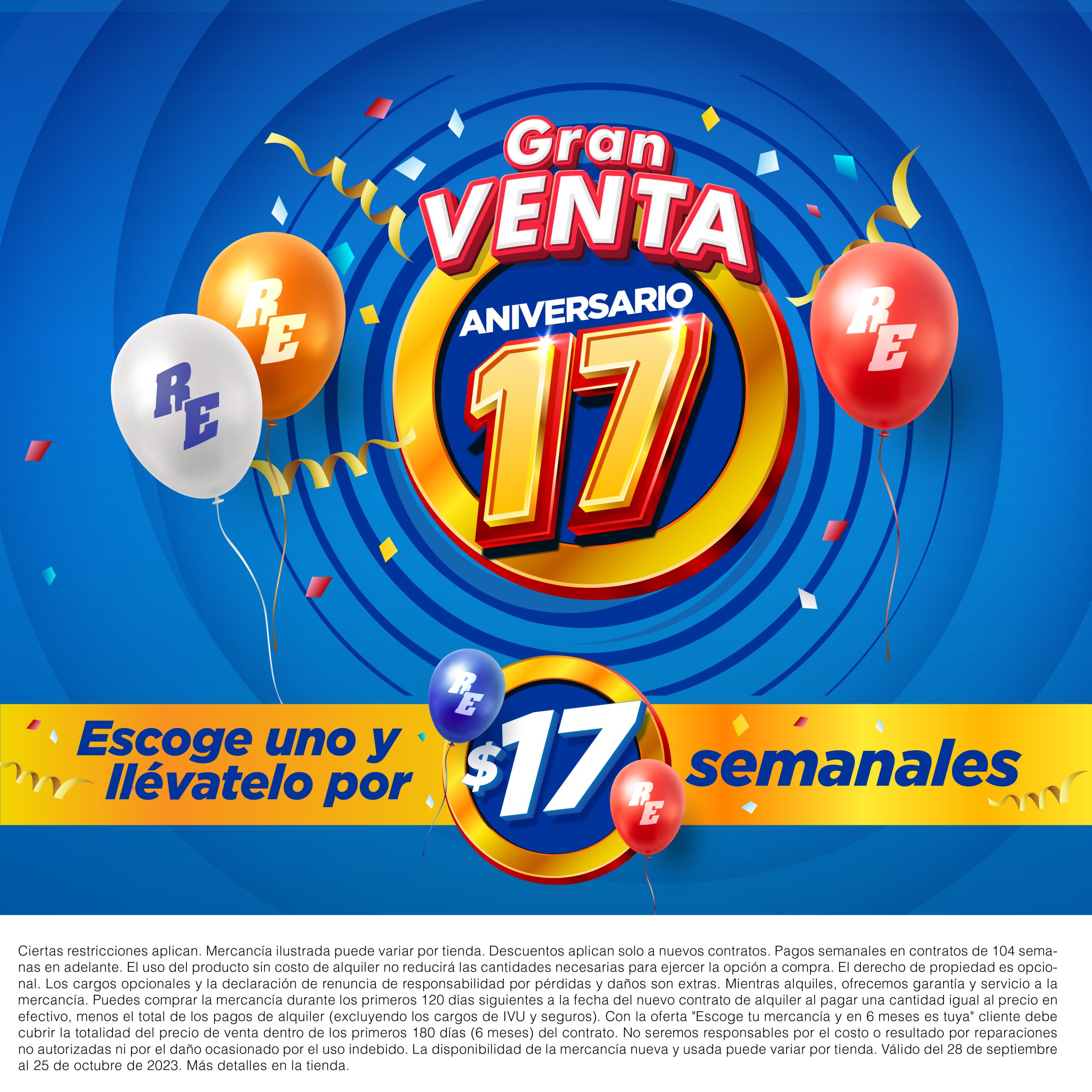 Gran Venta 17 Aniversario