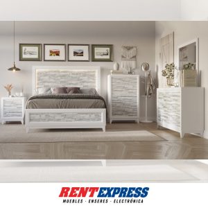JUEGO DE HABITACIÓN WEYLIN – QUEEN 4 PCS
