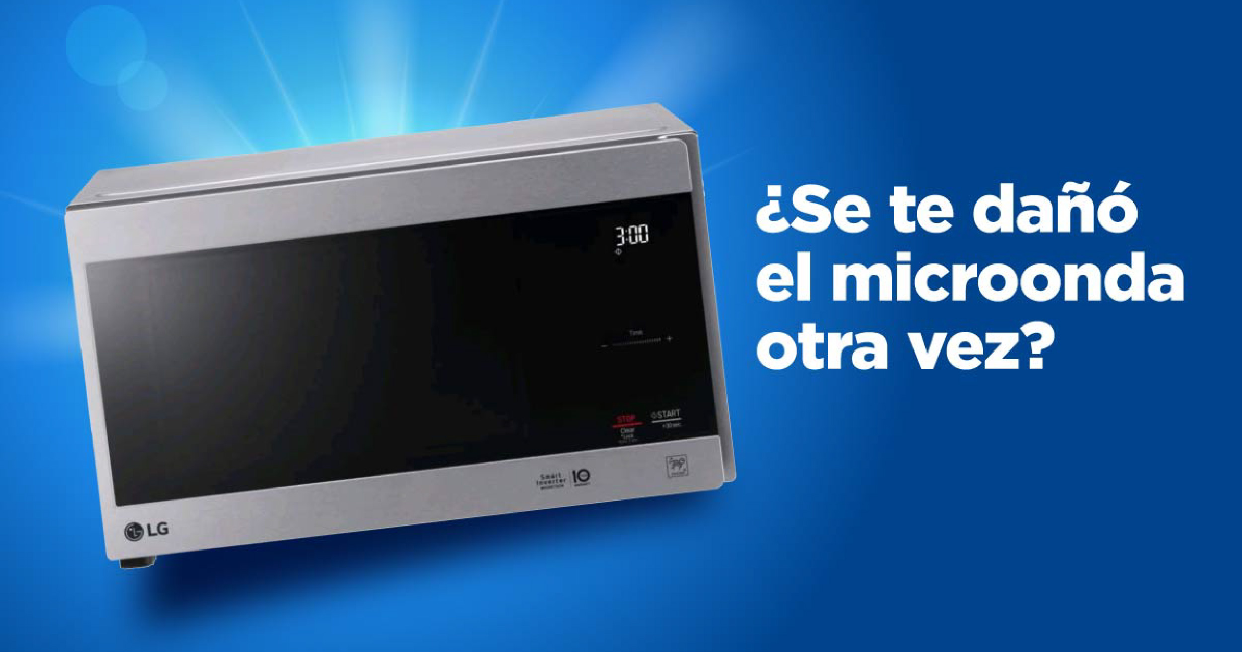 ¿Te está dando problemas el microonda?