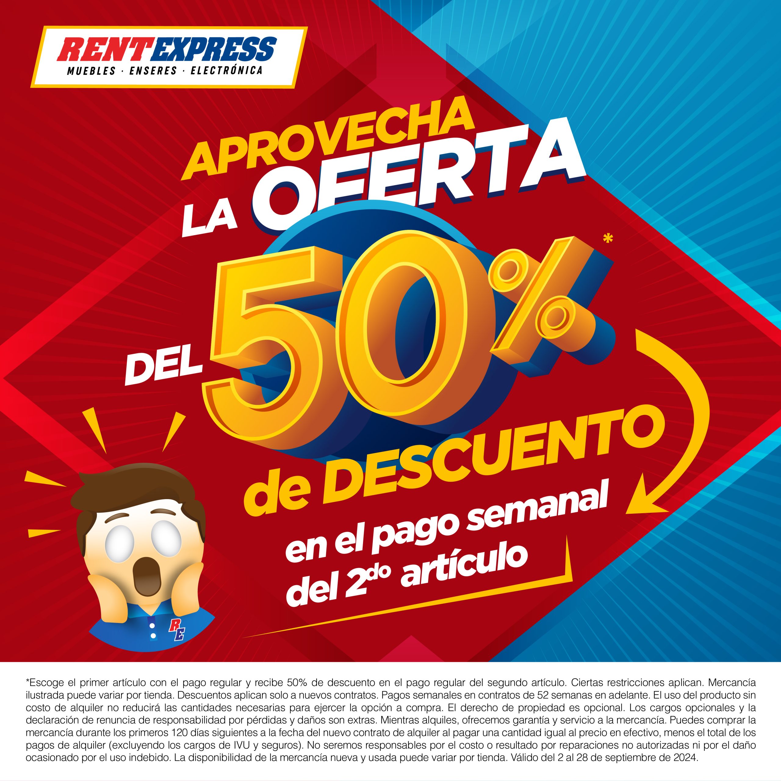 Oferta del 50%