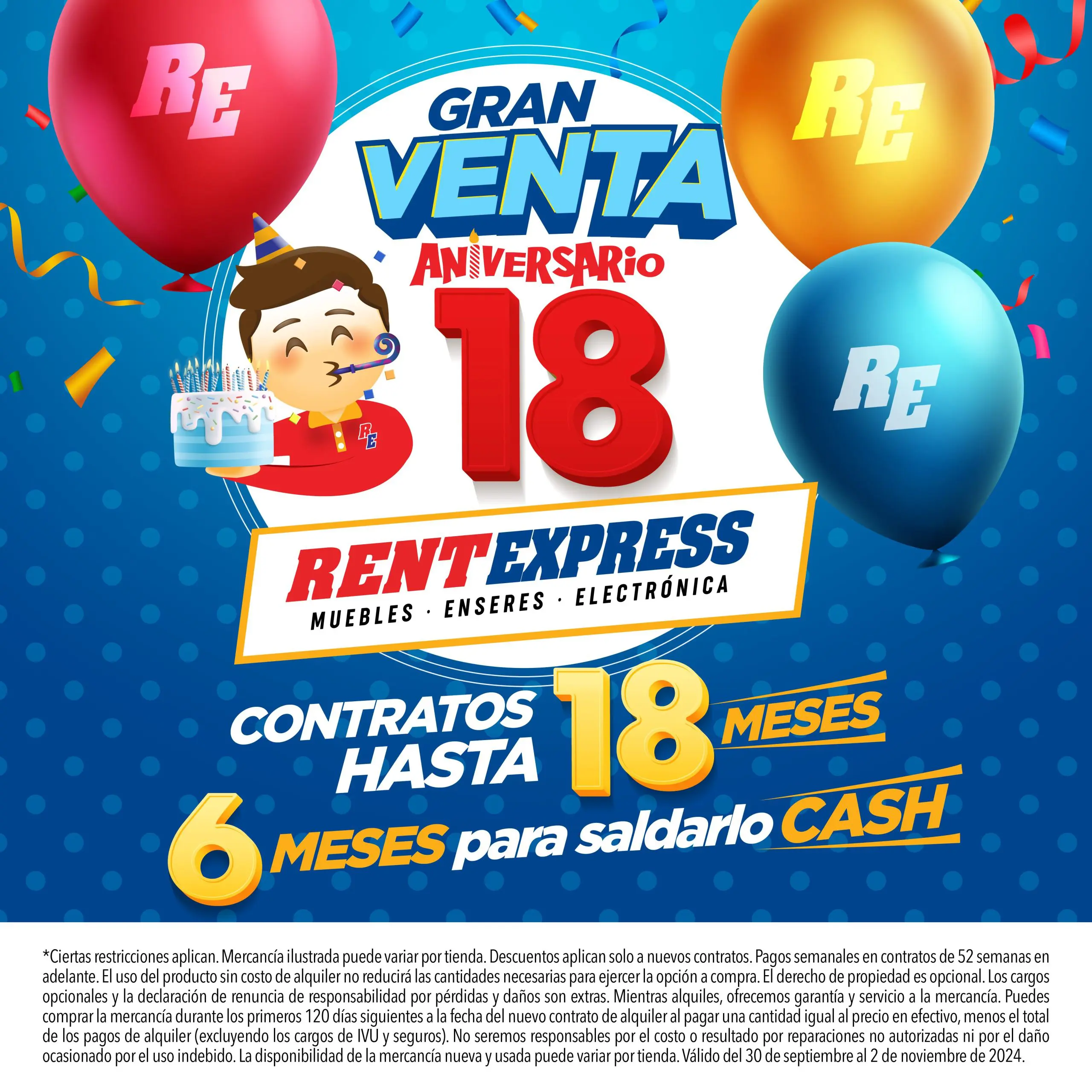 Gran Venta Aniversario 18