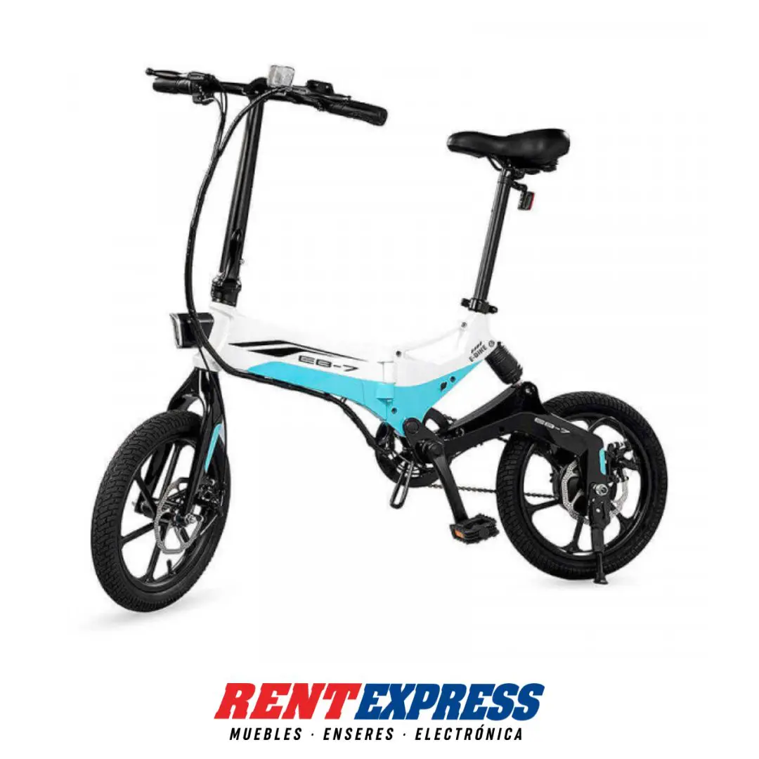 BICICLETA ELÉCTRICA PLEGABLE – BLANCA