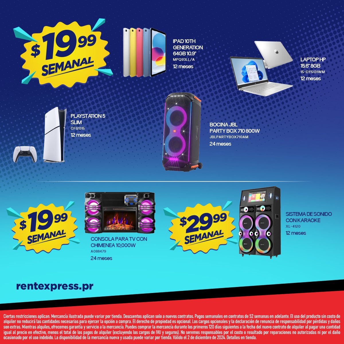 Cyber Monday en Rent Express