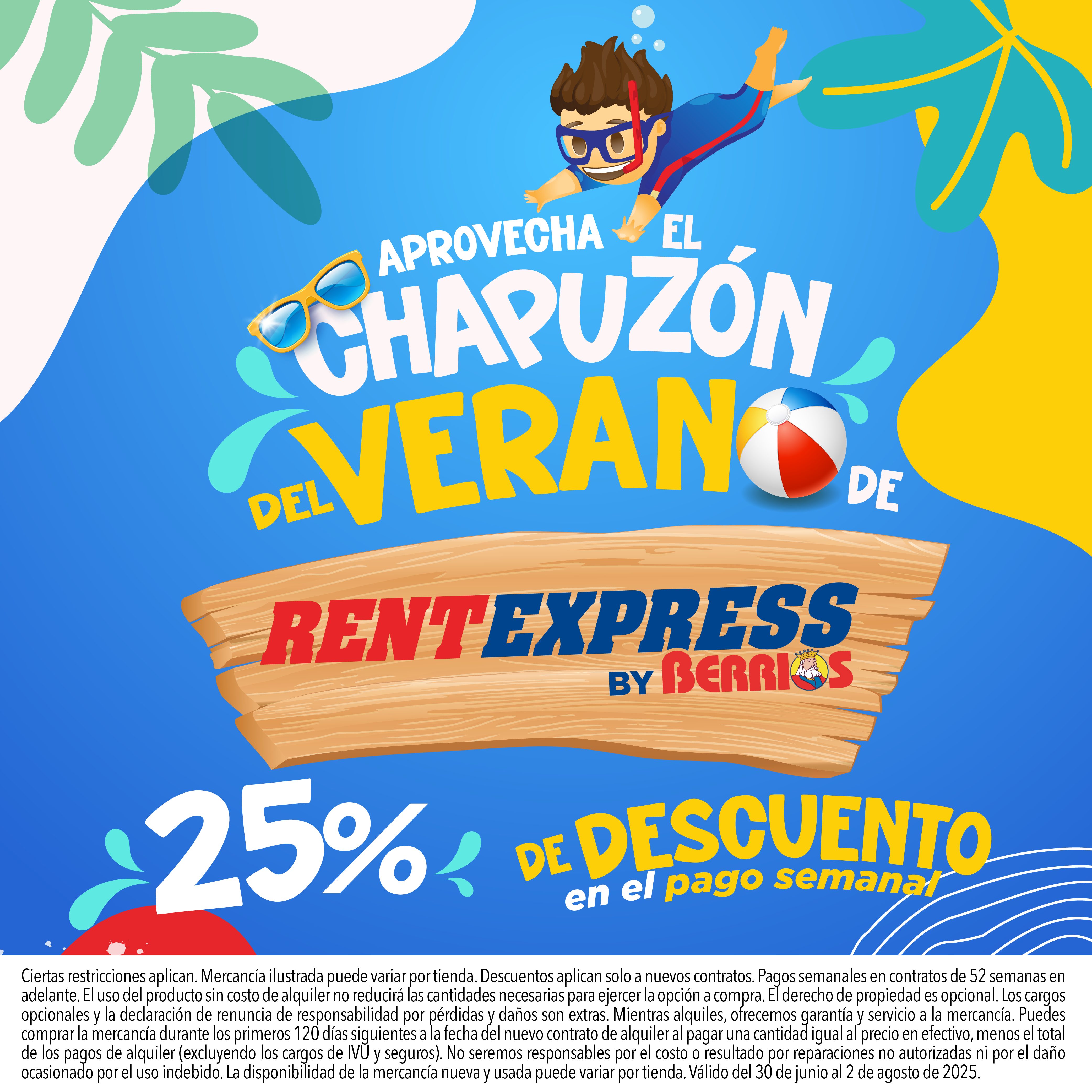 El Chapuzón del Verano de Rent Express