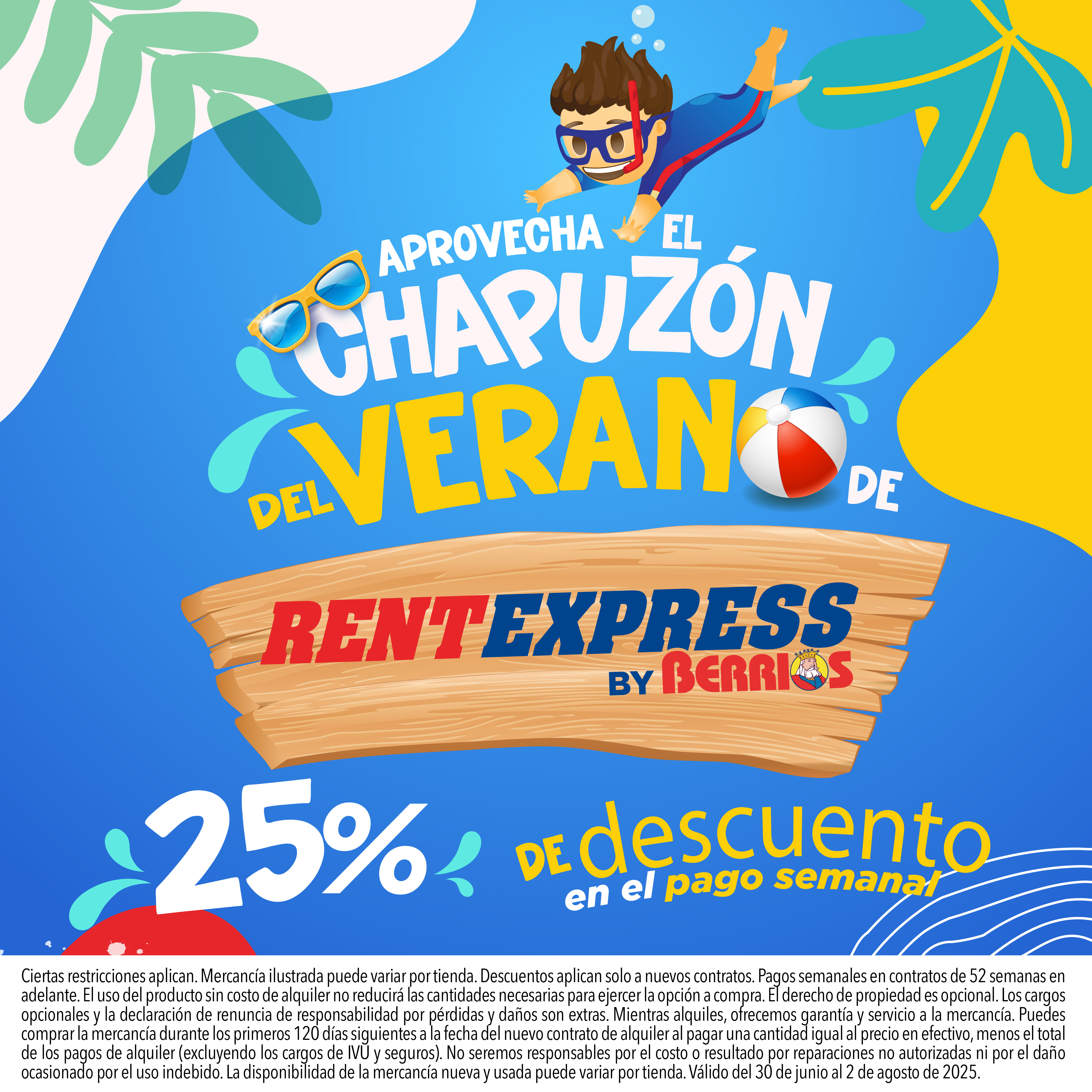 El Chapuzón del Verano de Rent Express