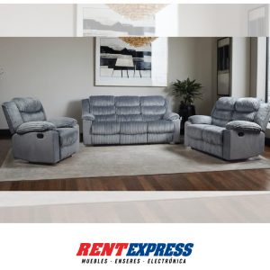 JUEGO DE SALA – SOFÁ Y LOVESEAT COLECCIÓN LESLIE