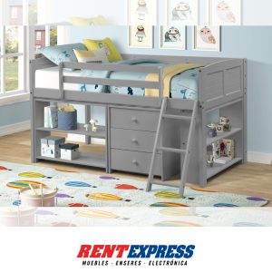 CAMA CAPITÁN TWIN – CON ALMACENAMIENTO