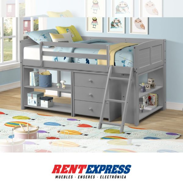 CAMA CAPITÁN TWIN - CON ALMACENAMIENTO