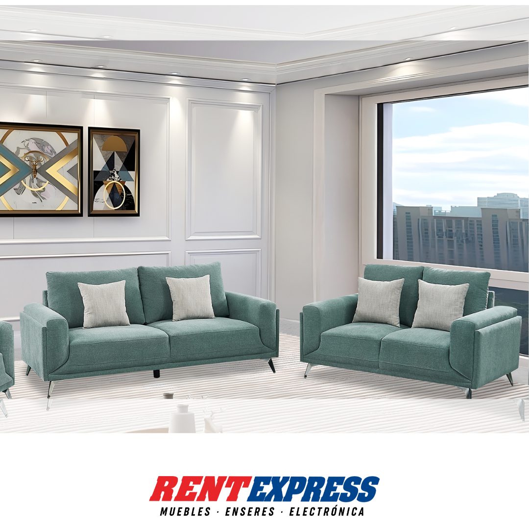 JUEGO DE SALA 2 PIEZAS – SOFA Y LOVESEAT