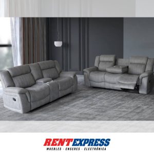 JUEGO DE SALA VASILI – SOFÁ & LOVESEAT RECLINABLE