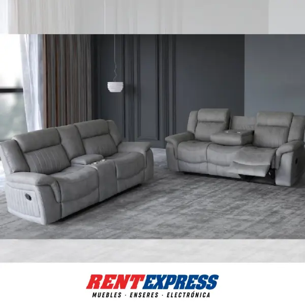 JUEGO DE SALA VASILI - SOFÁ & LOVESEAT RECLINABLE