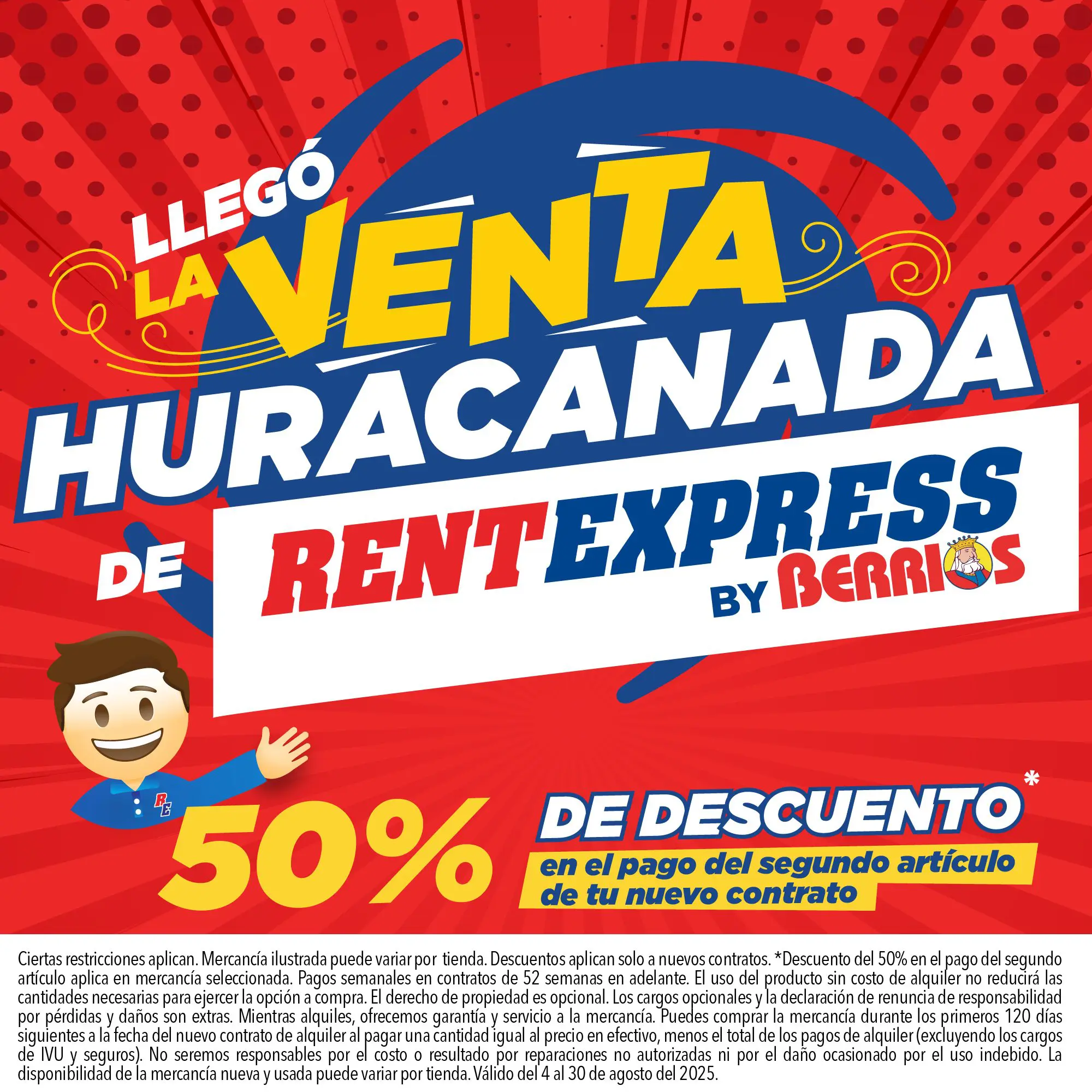Llegó la venta huracanada