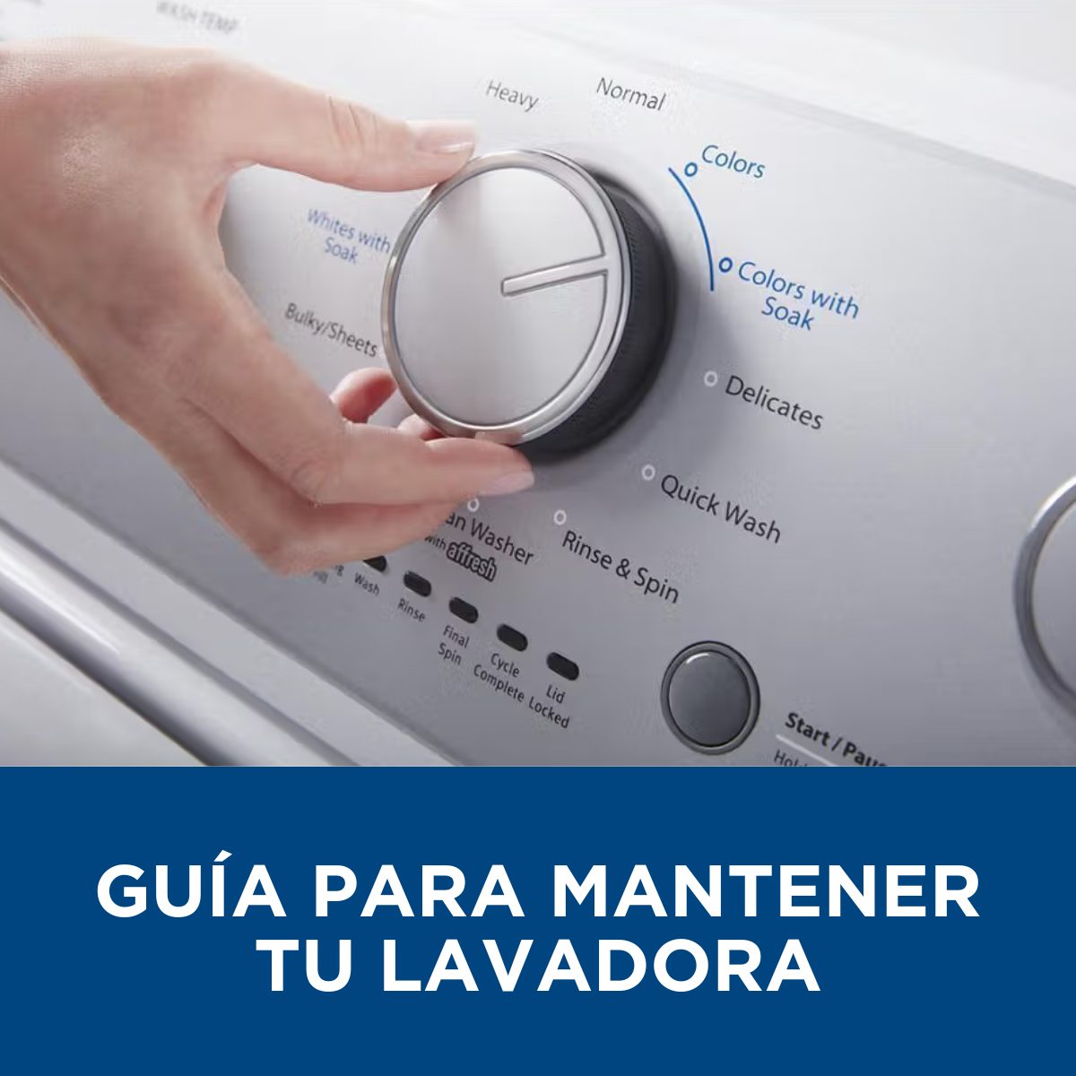Guía para mantener tu lavadora Guía para mantener tu lavadora
