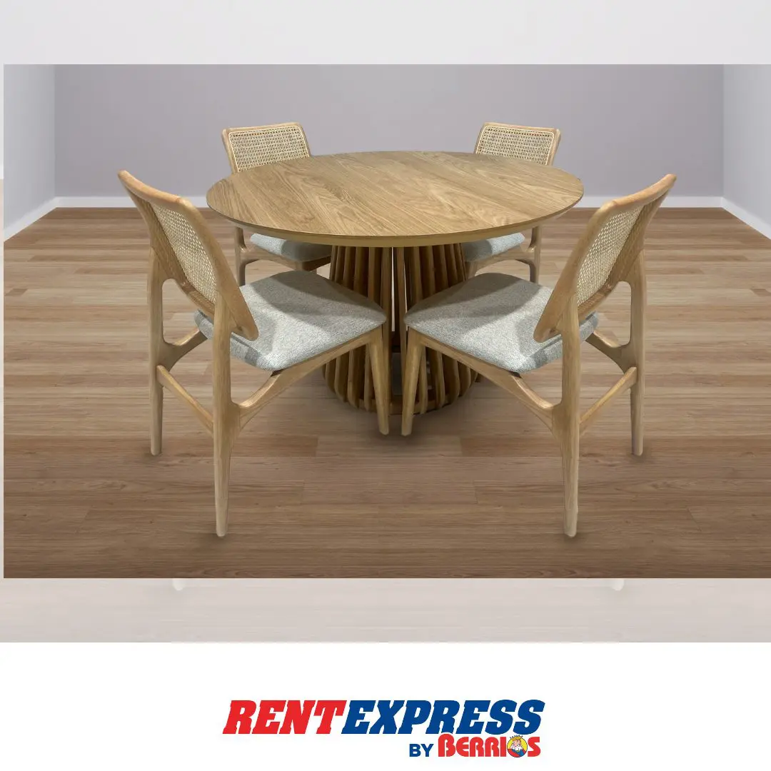 Oceanview Mesa de comedor con 4 Sillas