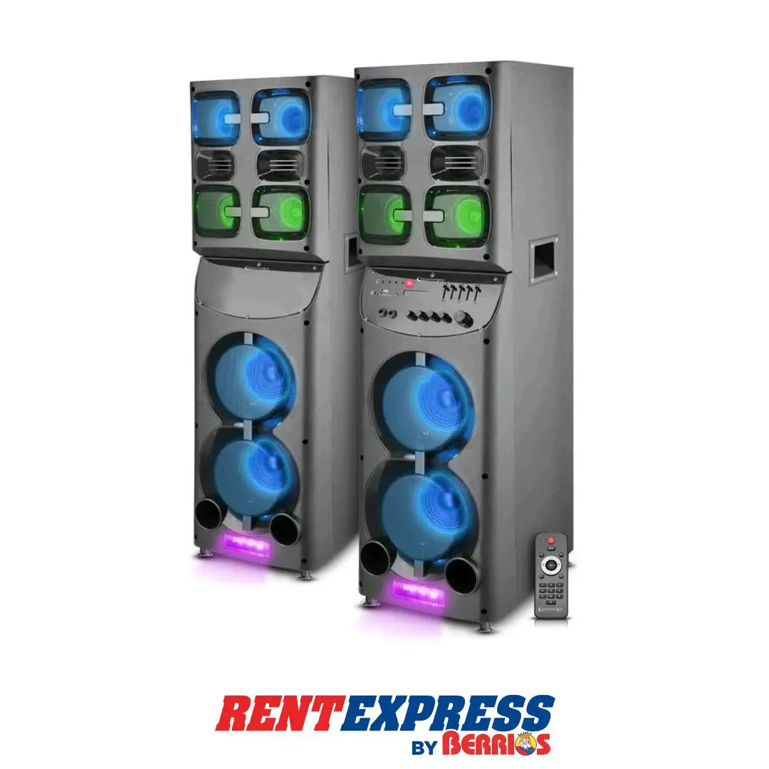 SISTEMA DE SONIDO – BOCINAS CON LUCES LED