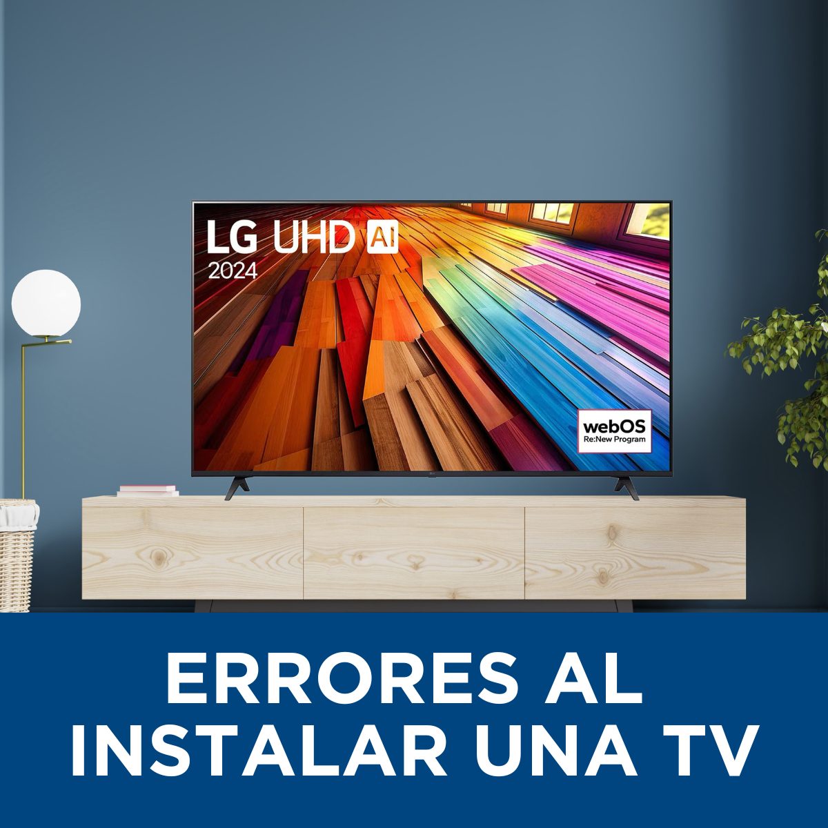 Errores al instalar una TV